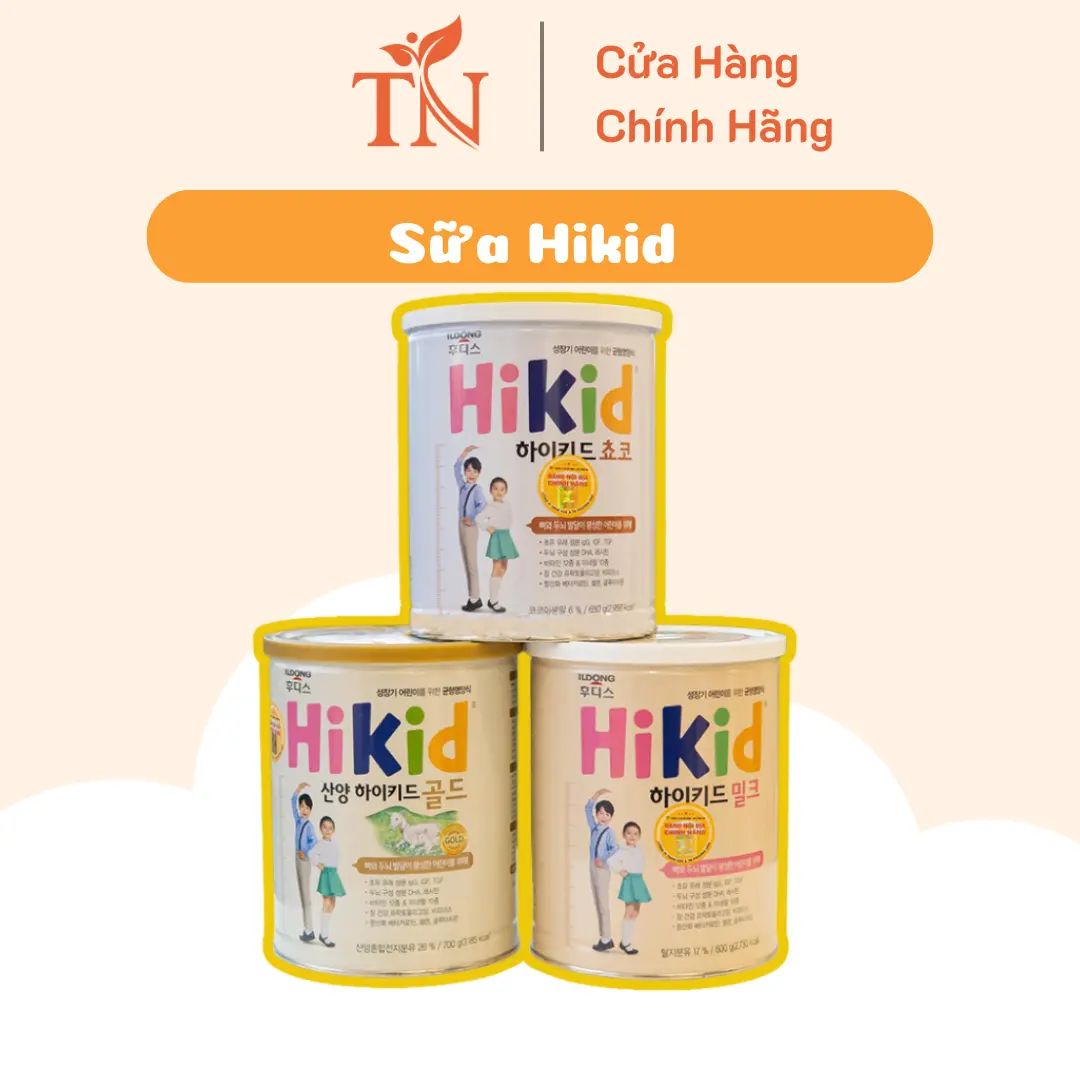 Sữa công thức Hikid lon 600g