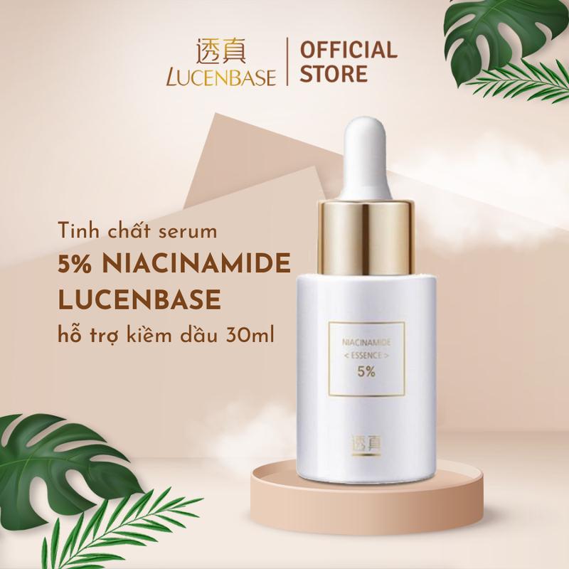 Tinh chất serum 5% niacinamide LUCENBASE hỗ trợ kiềm dầu, giảm thâm, sáng da 30ml