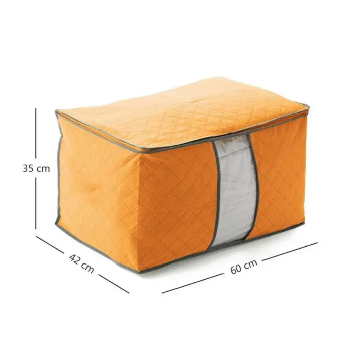 HL0037 Bamboo Storage Box Tempat Penyimpanan Baju Organizer Model Tidur 5