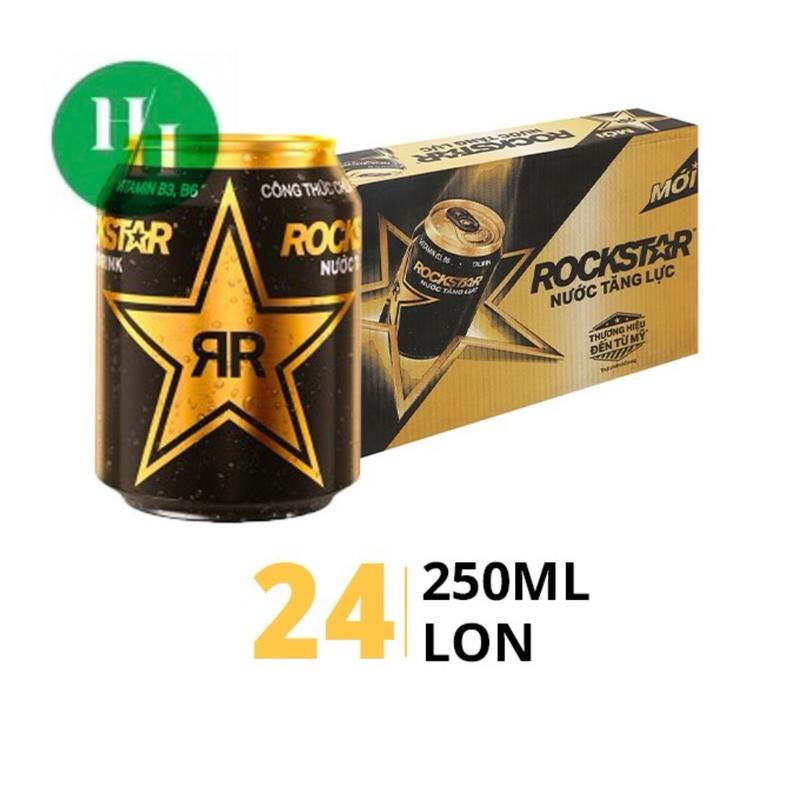 Rockstar Thùng 24 Lon Nước Tăng Lực Rockstar (250ml/lon)