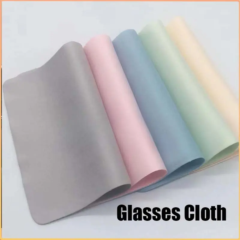 Multi-function Glasses Cloth Ultra Light Cleaning Cloth for Glasses Spectacle Lens Screen Camera Household Cleaning Tools Color Random