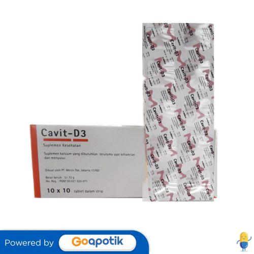 Gambar CAVIT-D3 STRIP ISI 10 TABLET dari Apotek Semangat by GoApotik Kota Medan Tokopedia