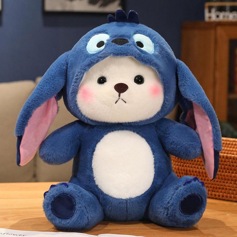 Product Introduction of Transforming Stitch Bear Plush Toy - Cute Lina Bear Stuffed Animal, Doll & Dinosaur Panda For K3F4 22