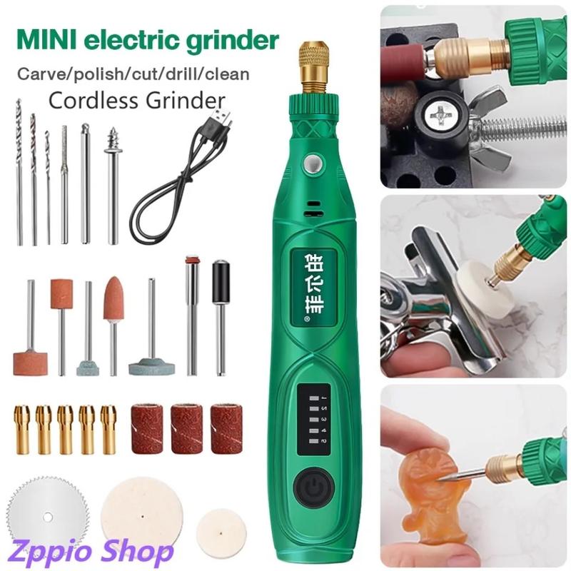 Máy khoan điện mini cầm tay DIY Máy khoan điện có dây cắm điện loại nhỏ 3.6V kèm cưỡi cưa HSS dùng để mài và đánh bóng trang sức cắt gỗ và thủy tinh hàng có sẵn Yêu cầu kiểu plug-in và có dây