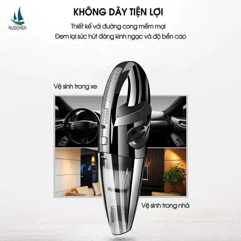 Máy Hút Bụi Cầm Tay,Máy Hút Bụi Ô Tô Không Dây,Công Suất Lớn,Nhỏ Siêu Mạnh Hút 18000Pa,Ô Tô Nội Thất 7
