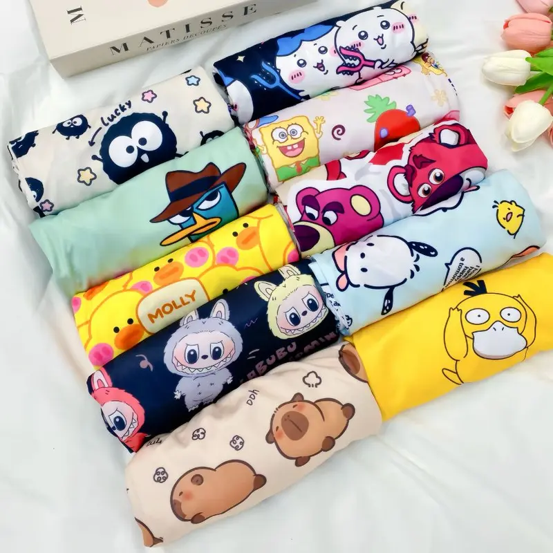 Quần Short hoạt hình ASTRONAUT BEAR Unisex dành cho nam nữ mặc nhà 38-80kg Molly Fashion 4