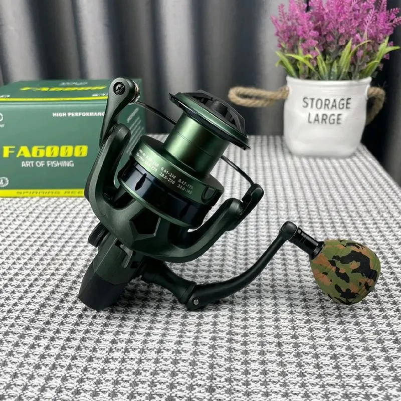 Máy câu cá YOLO FA 6+1 và FC 6 bạċ đạn - Màu Sẵn Đẹp - Cối kim loại - Phù hợp câu đa dạng. Fishing 6