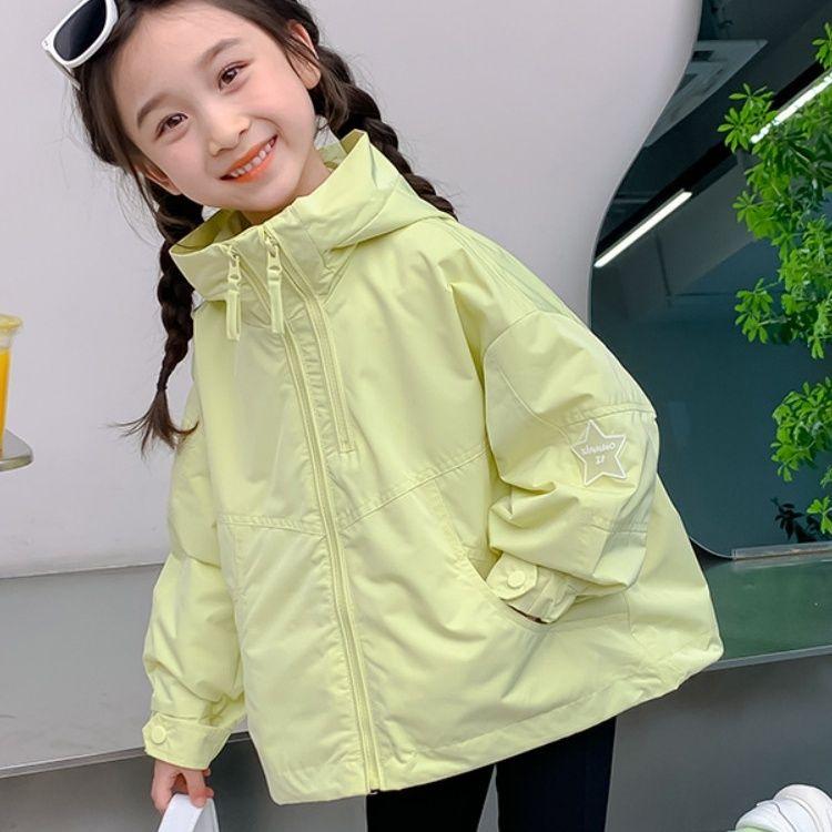 Áo Khoác Bé Gái, Thời Trang Phong Cách Phương Tây, Áo Khoác Anorak, Cho Bé Gái, Áo Khoác Mới, Quần Áo Mùa Thu Cho Trẻ Em, Áo Khoác Vỏ Sò, Thích Hợp Cho Mùa Xuân Và Mùa Thu, Năm 2023 2