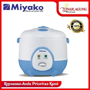 Magic Com / Rice Cooker MIYAKO MCM-606 A WARMER PLUS Kapasitas 0,6 Liter listrik penghangat