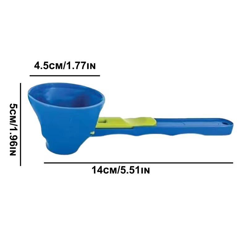 Product Introduction of Measuring Spoon Funnel With Longer Handle Powder Scoop For Water Bottle Water Bottle Scoop Funnel Funnel Scooper Precise 41