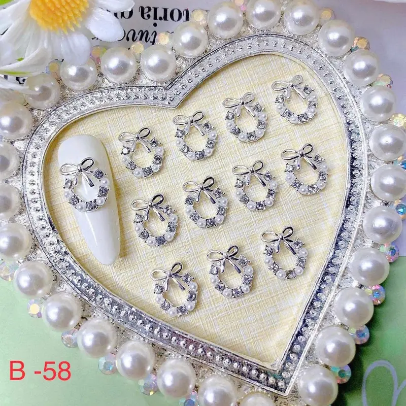 Charm nail lẻ ( giá 1 viên ) đính mẫu móng . Tuyệt phẩm ngành nail . Đầy đủ mẫu charm đẹp 2