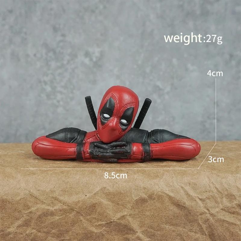 Product Introduction of ตกแต่งโต๊ะ Deadpool, โมเดลตลกและน่ารัก, สูง 8 ซม., เหมาะสำหรับรถยนต์และที่บ้าน, ของเล่นโมเดล X-MAN, 6 นิ้ว 10