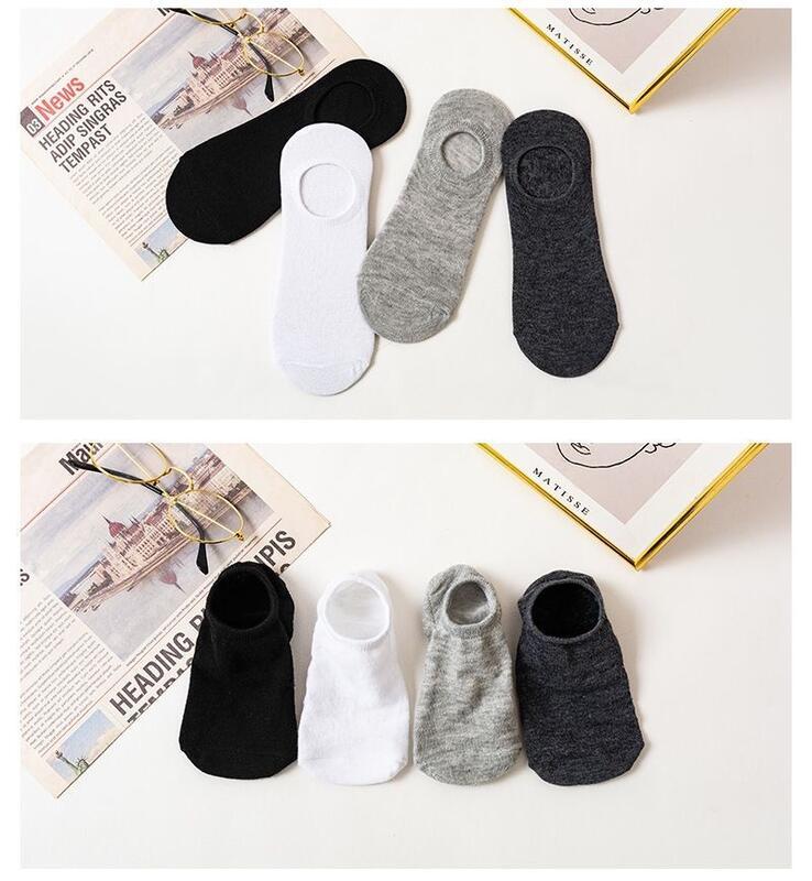 Product Introduction of Socks For Men, Anti Odor And Sweat Absorbing, Summer Disposable Socks Wholesale For Men And Women, Black, White, Gray, Solid Color, Low Top Boat Socks 3
