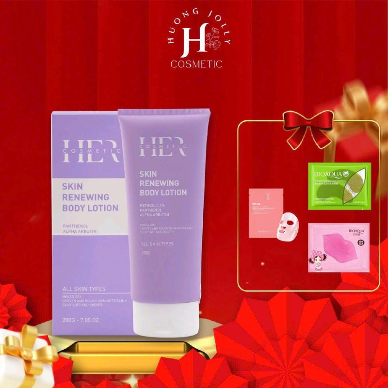  Kem Dưỡng Da Body Ban Đêm Hercosmetic Kem Dưỡng Thể Her Cosmetic -Tuýp 200gr 