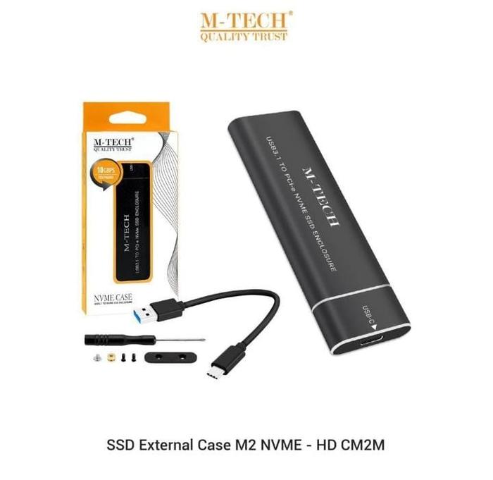 M2 Set R95 Case Jual CASE SSD Enclosure Casing SSD M2 NVME M-TECH USB 3.1 to M.2 NVME ...