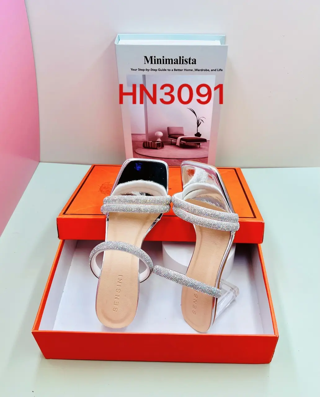 Giày dép cao gót SENSINI BISIZE (34-43) quai nhị xoàng cao 5cm, 7cm MS(HN3091)