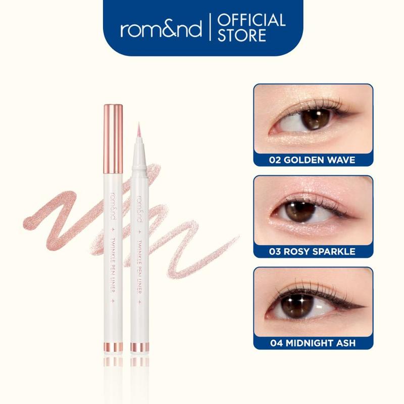 Bút Nhũ Mắt Trang Điểm Lánh Lâu Trôi Romand Twinkle Pen Liner 0.5g Cosmetic Mỹ Phẩm