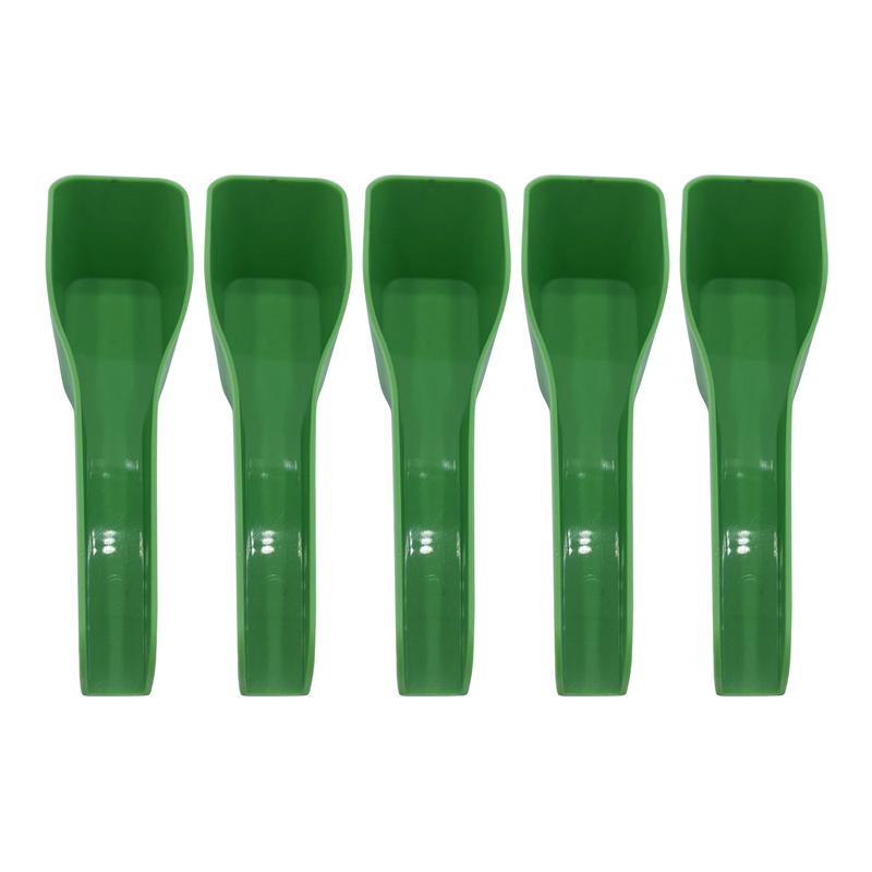 5-Pack Bird Feeding Spoons Plastic Chicken Feed Scoop Young Birds Drinker 0