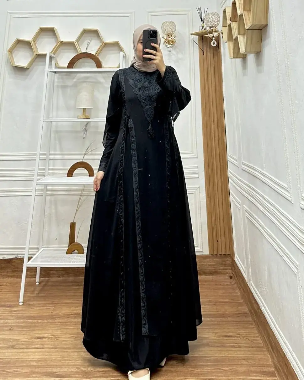 GRATIS ONGKIR GAMIS ABAYA WANITA VIRAL KEKINIAN BERBAHAN JERSI AKSEN CRUTTY BABYDOL GAMIS TURKEY GAMIS ARAB MASAKINI UKURAN M-L-XL-XXL