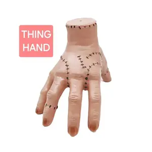 TOKYOBERRY AKSESORIS WEDNESDAY COSPLAY HALLOWEEN WIG TOPENG BANDO SARUNG TANGAN HITAM - THING HAND Pasti Murahnya