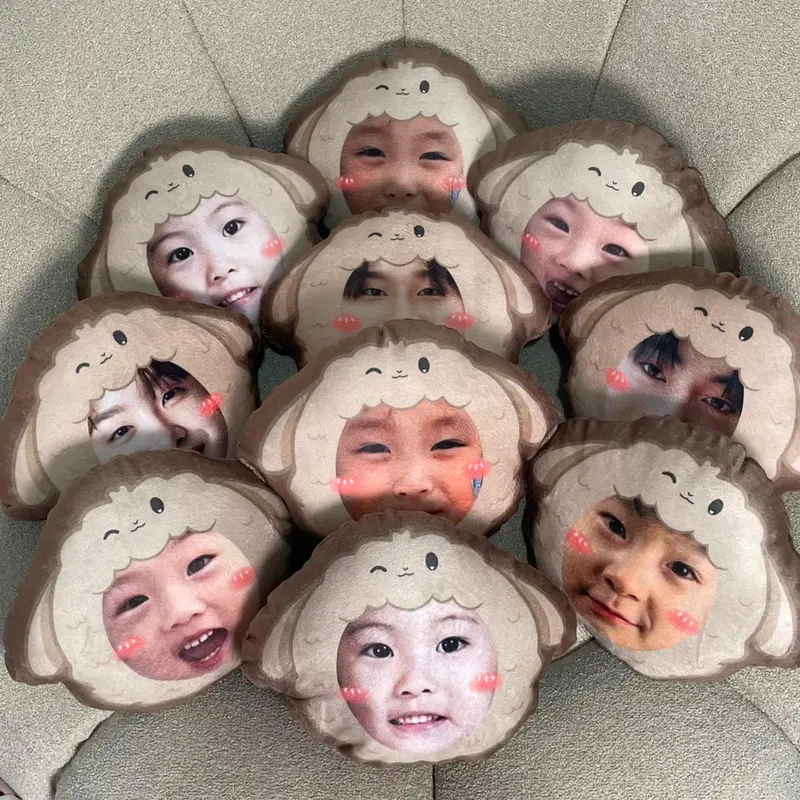 Bantal Boneka Alpaca Series Custom Kepala Kpop / Thaienthu / NCT Kids / EXO / BTS Notte 6