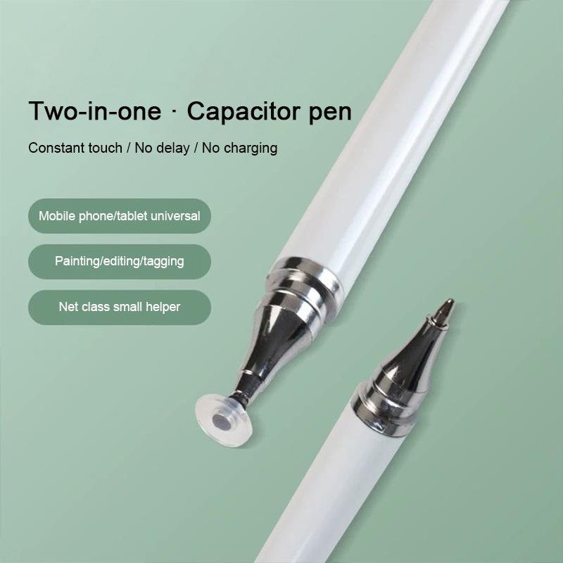 【COD】[Model Terbaru]Pena Layar Sentuh Kepala Disk Pengeditan Plastik Kapasitas Pena Ponsel Stylus