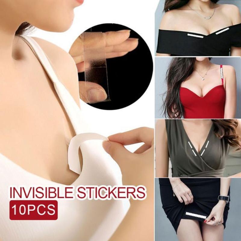 Product Introduction of Bộ 36 miếng dán cố định quần áo chống lộ - Miếng dán áo chống hở Cavera D3001 Bra Nữ Women Tua Rua 12