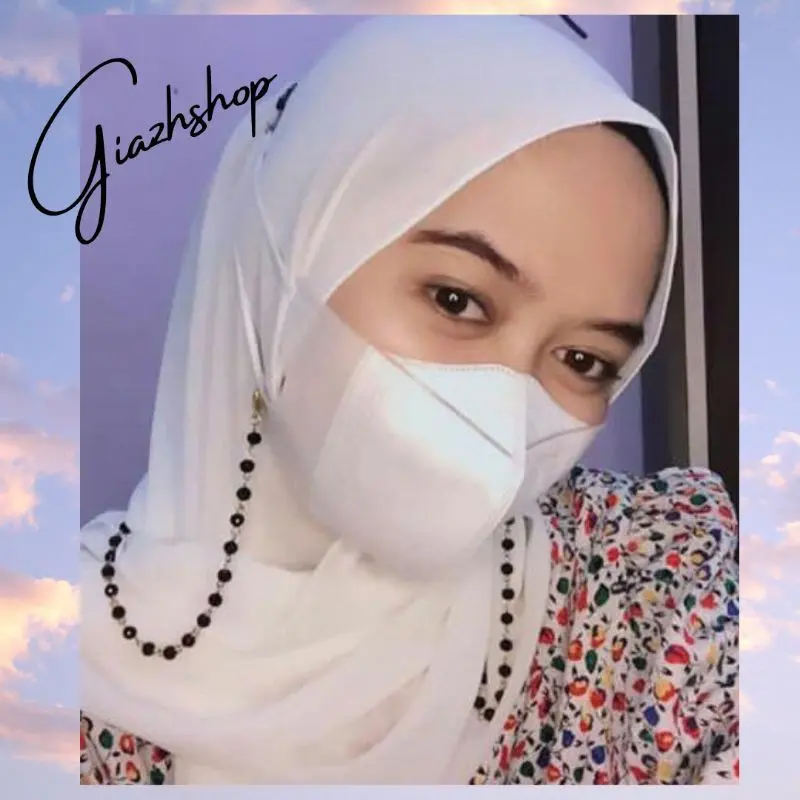 strap mask kalung masker earloop headloop adjust tali masker manik rantai  kekinian anti copot