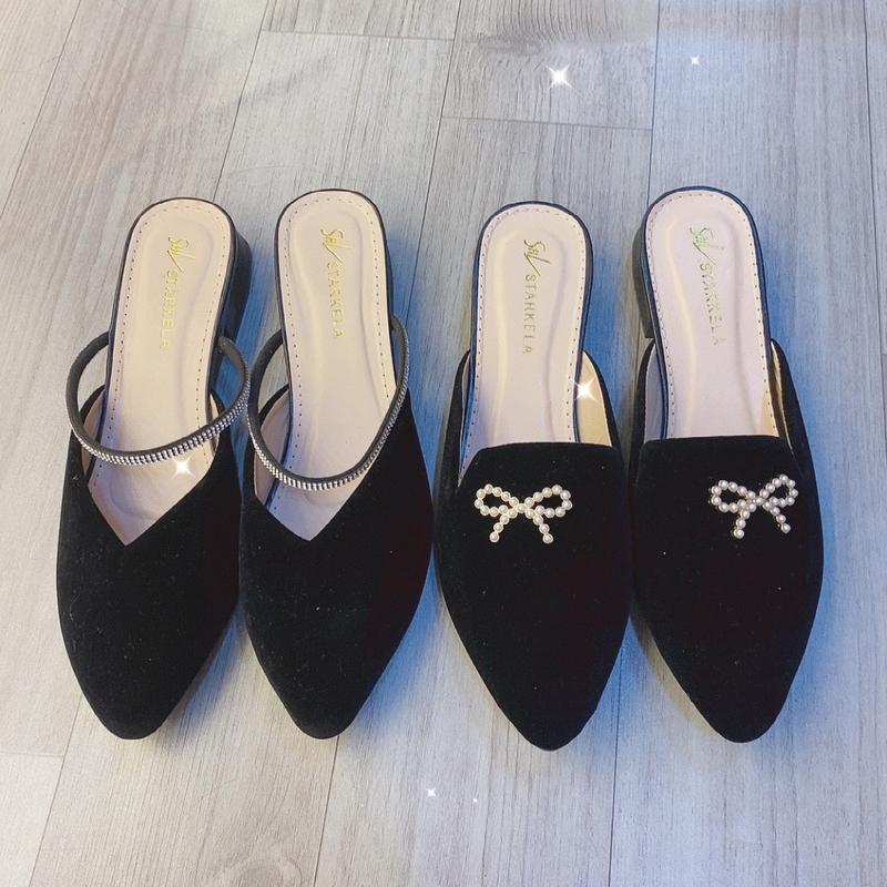 Combo 2 đôi giày sục kim tuyến ( chân mập tăng 1sz) Nữ Shoes DéP