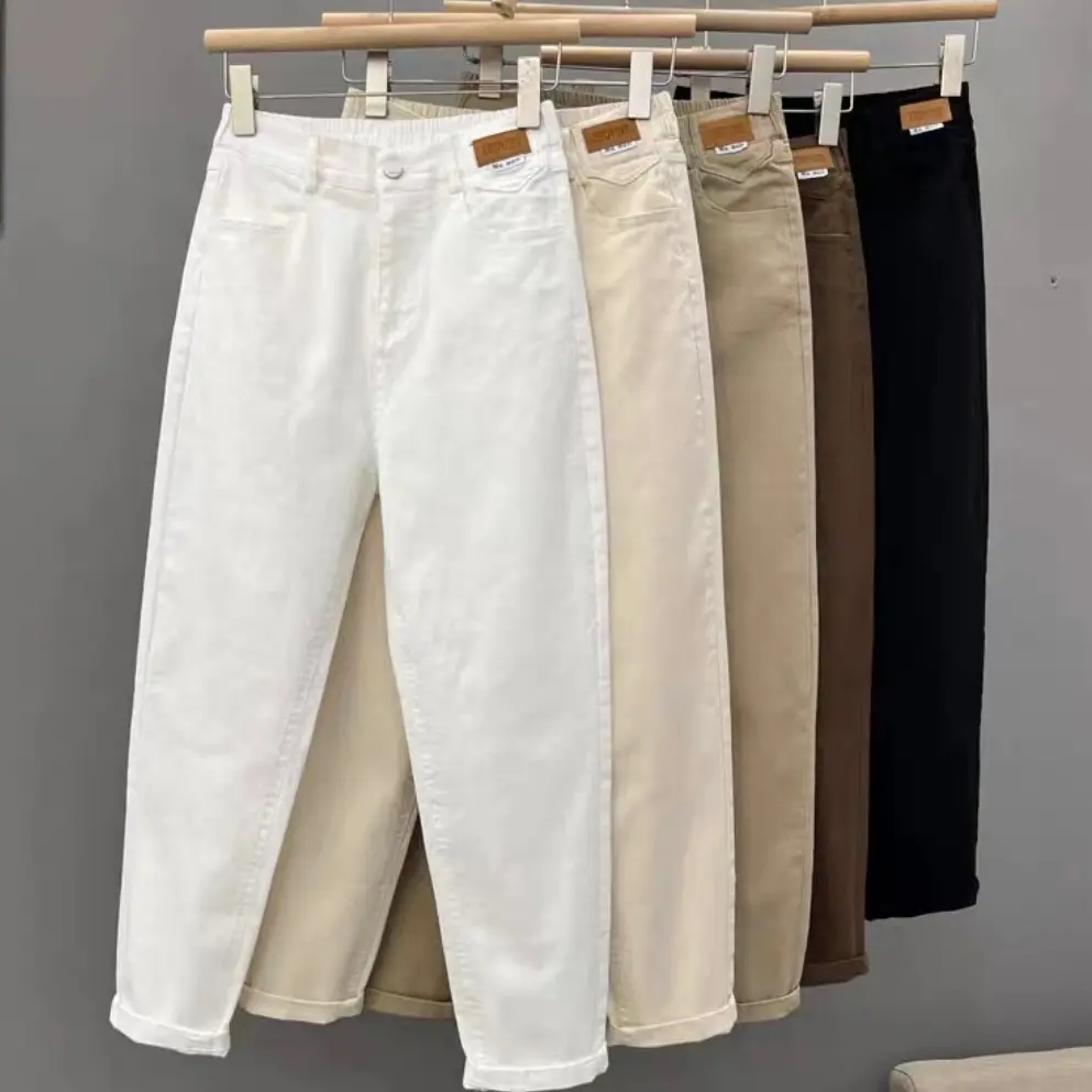 Quần Kaki Thun Nữ Kiểu Ống Vừa Thời Trang Pants Jean