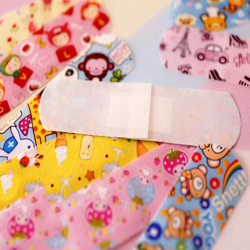 Product Introduction of 100pcs/lot Cartoon Animal Pattern Band Aid Hemostasis Adhesive Bandages First Aid Emergency Kit Wound Plaster Patches for Kids 5