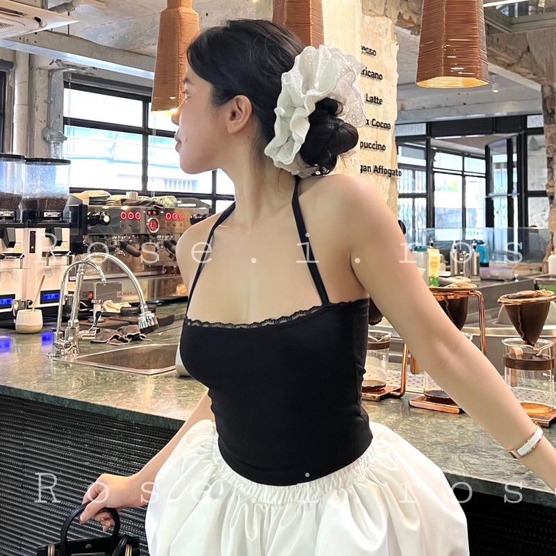 ÁO ÓNG PHỐI REN CHẤT LIỆU CO GIÃN