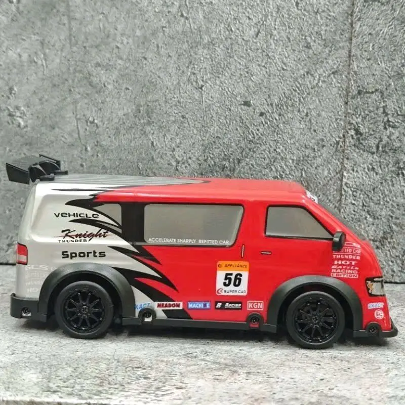 Xe điều khiển Mini Drift MPV 1/24 Siêu nhanh, có điều tốc, kèm pin sạc và đèn led 1