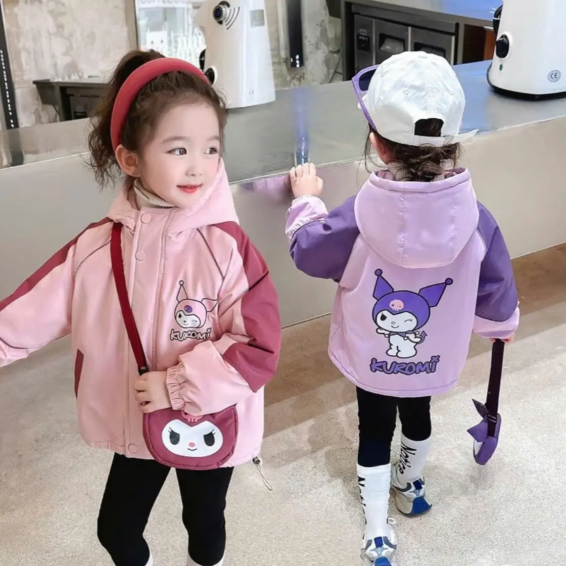 [14-42kg] Áo KUROMI lót LÔNG CỪU siêu ấm, siêu cute cho bé yêu
