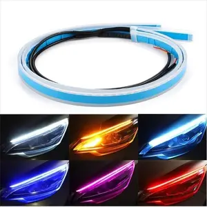 LAMPU ALIS MOTOR LED / LAMPU VARIASI MOTOR LED DRL NEON FLEKSIBEL LAMPU MOBIL UNIVERSAL DRL PLEKSIBLE NON BINTIK Car Car Karet