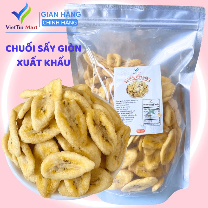 Chuối sấy hàng xuất khẩu_500Gr 