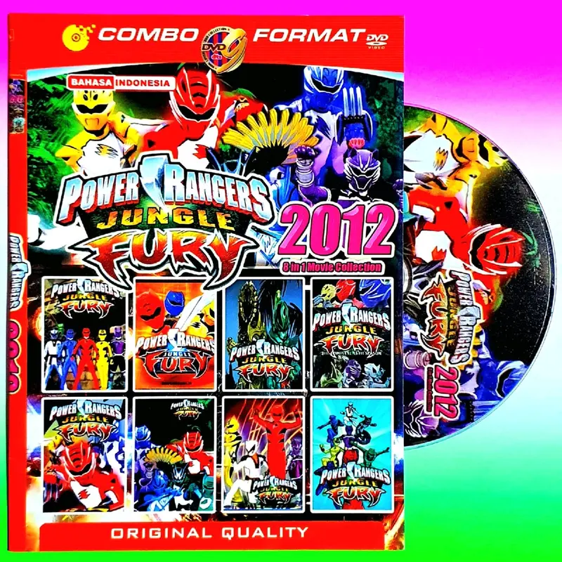 KASET DVD FILM POWER RANGERS BAHASA INDONESIA TERBARU - Shop | Tokopedia