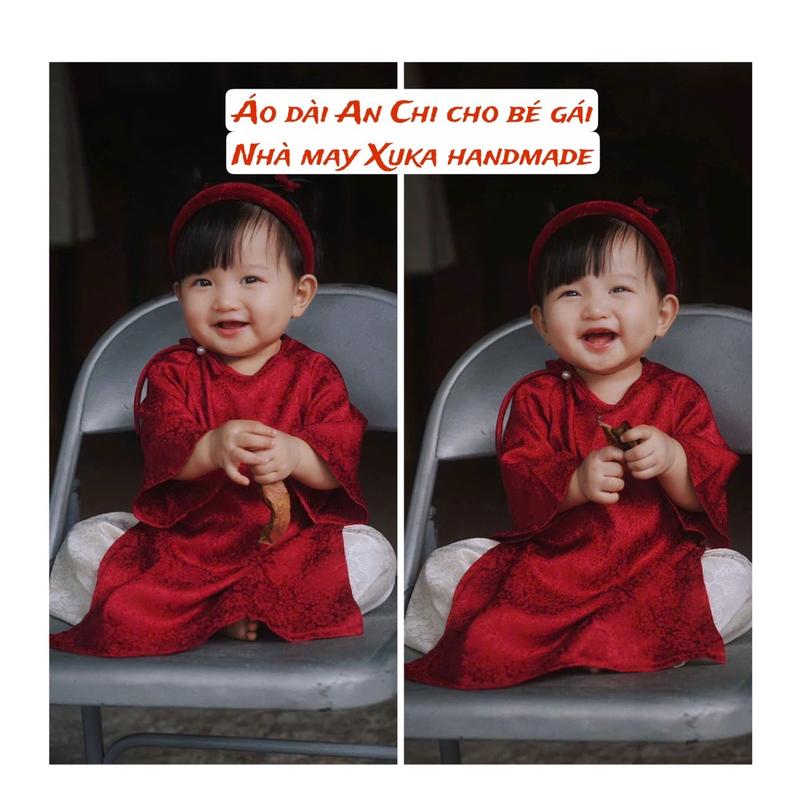 Áo dài An Chi cho bé gái (Nhà may Xuka handmade)