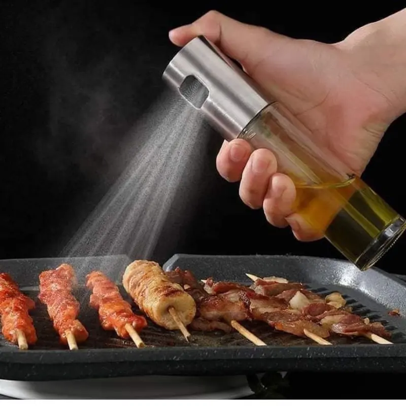 Bình xịt dầu ăn thủy tinh 100ml - Chai xịt dầu ăn phun sương tiện lợi 1