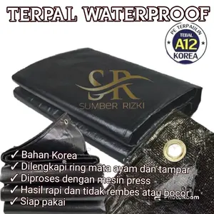 Terpal 4x5 A12 Hitam Black, Kuat Tebal Dan Anti Bocor, Kualitas Super Top #terpaljemuran#terpalhitam#terpalterop#terpaltruk#terpalwarnagelap