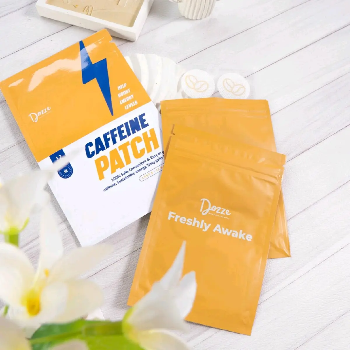 Dozze Caffein Patch Isi 12patch - Energy Patch - Vitamin B12 - Caffein - koyo Anti Ngantuk
