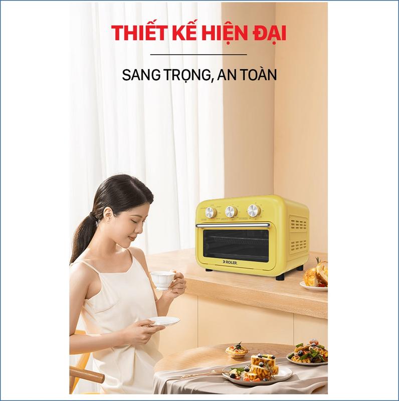 Nồi chiên không dầu đa chức năng 12L Roler RA-3112.BH 2 năm. 1 đổi 1 trong 90 Ngày 5
