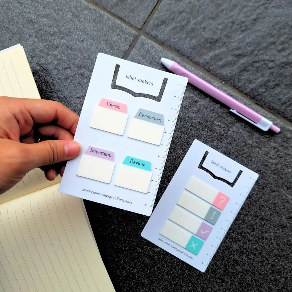 Zumoo Pages Sticky Notes Index Memo Penanda Halaman dan Pembatas Buku ...