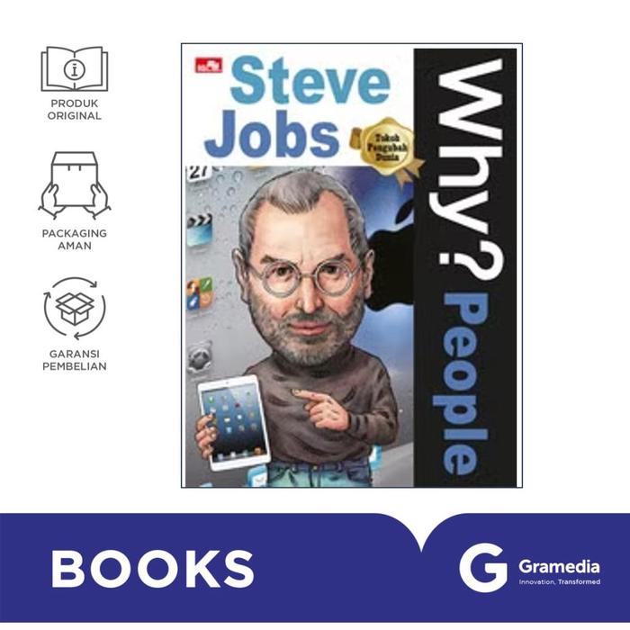 Gambar Gramedia Buku Biografi Why? People-Steve Jobs ( Elex Media Komputindo ) dari Gramedia Kota Pekanbaru Tokopedia