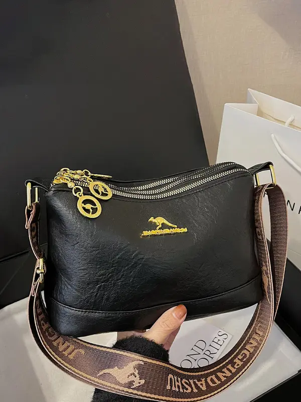 Women's Fashionable Temperament Shoulder Bag, Simple and Atmospheric Trend Versatile Crossbody Bag for Work, School, Daily Commuting, Shopping, Dating 6