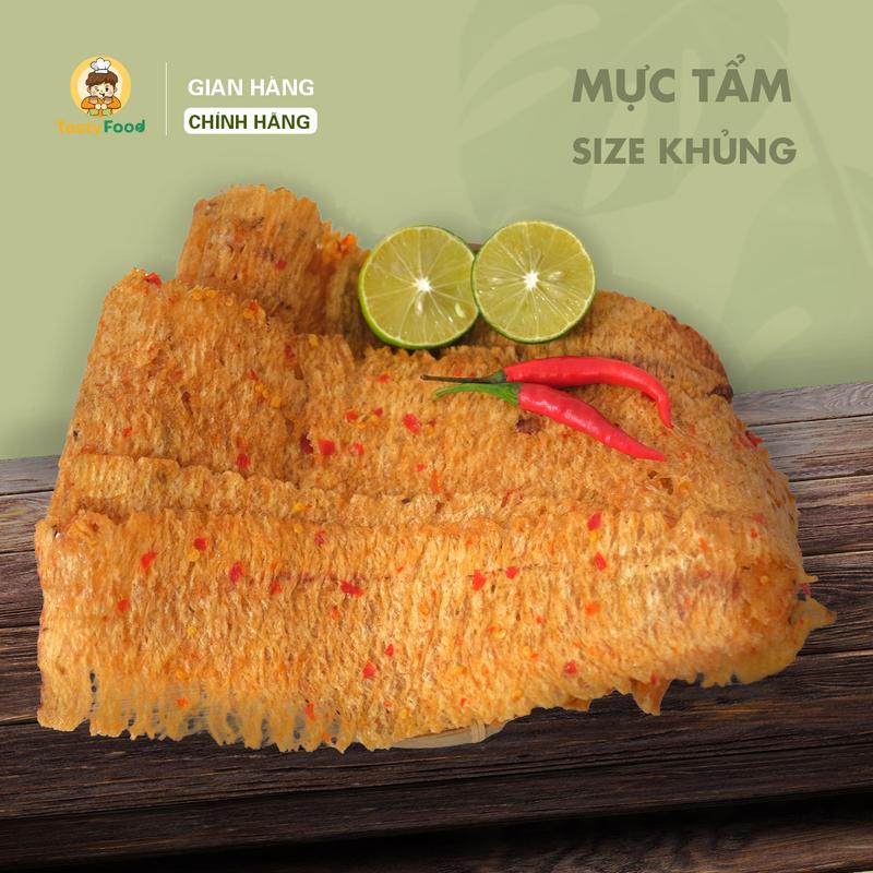 Mực Cán Tẩm Cay Cô Ba Tasty - Hũ  500g/1kg - SP012 5