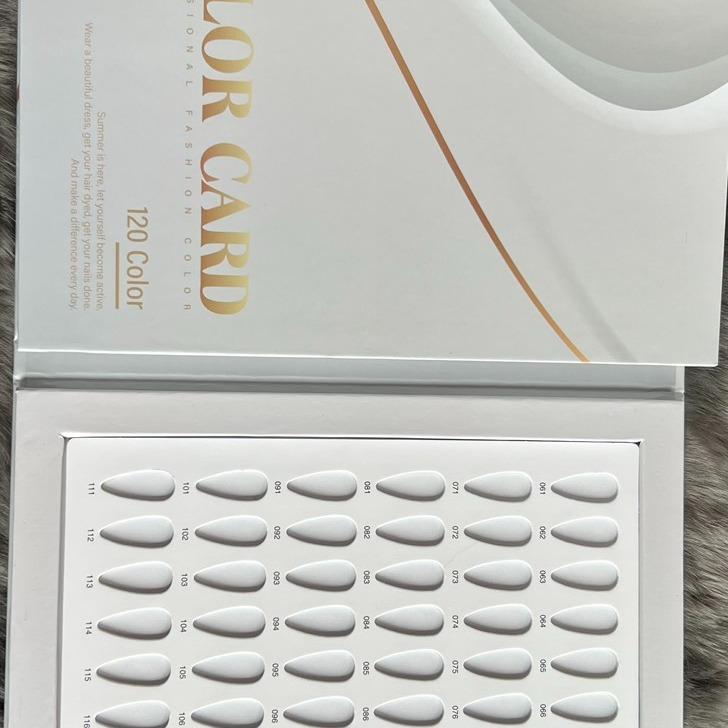 Sổ bảng mẫu nail 120 nail nhiều màu 4