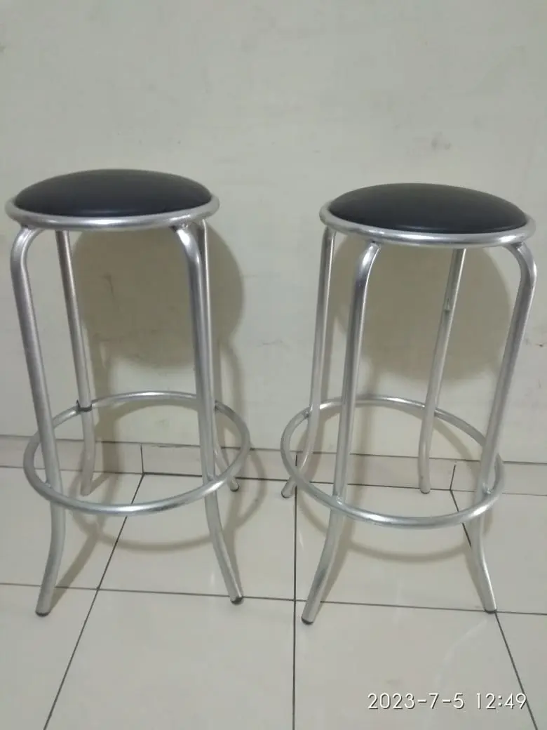 BIG SALE Obral Murah Clearance SALE Kursi Tinggi/ Kursi Bar/Cafe Hitam