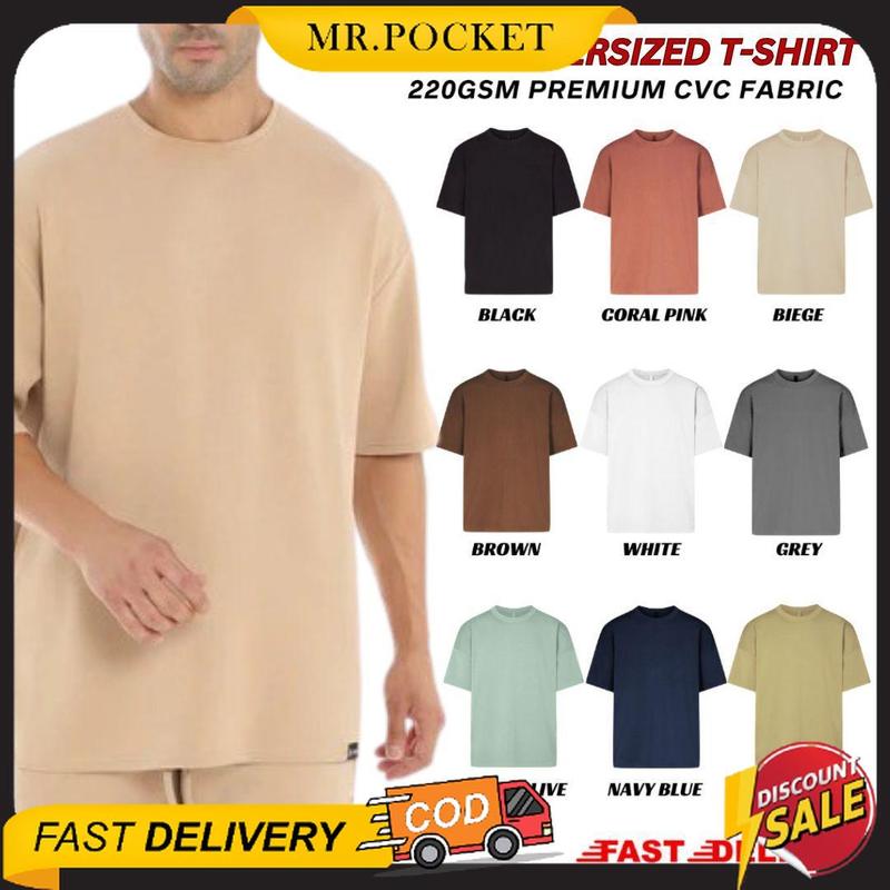 MR POCKET_ Oversized Plus Size Unisex Premium 220 GSM Cotton - TikTok ...