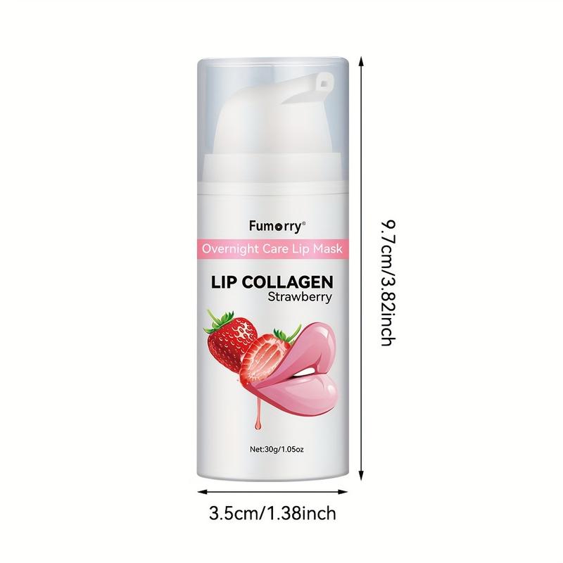 30g Large Capacity CollagenPlump - Revitalizes and Repairs Dry, Cracked Lips - Moisturizing Night Care Lip Mask 7